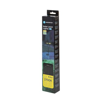 Aigostar - Lámpara solar LED decorativa LED/0,04W/1,2V 68,5cm 300 mAh 2700K IP44