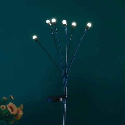 Aigostar - Lámpara solar LED decorativa LED/0,04W/1,2V 68,5cm 6500K IP44 300 mAh
