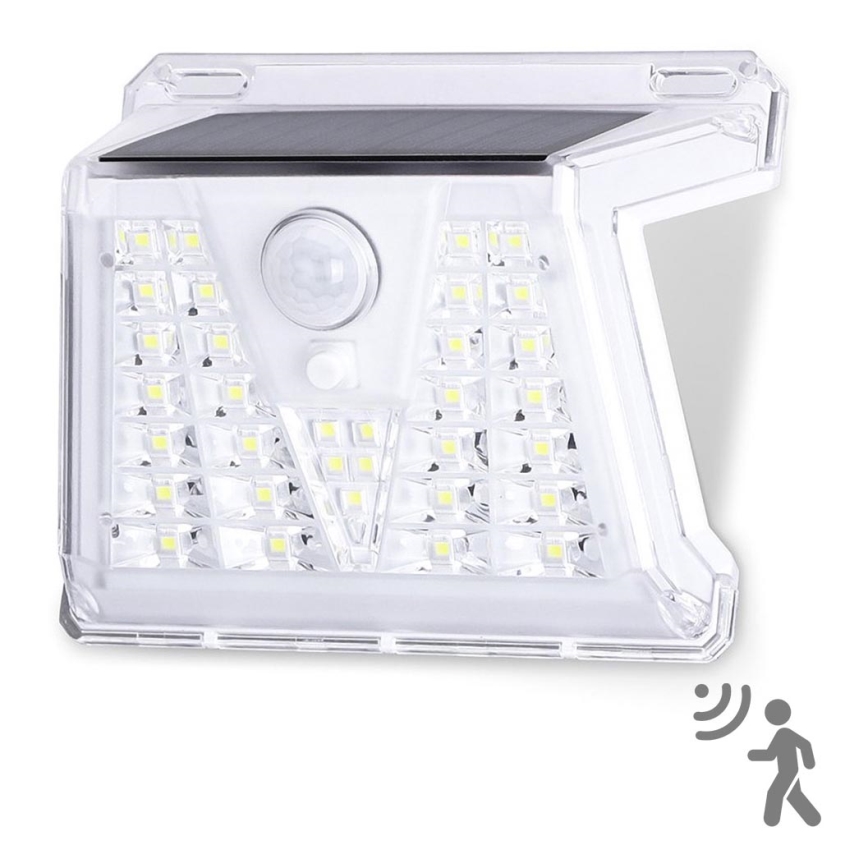 Aigostar - Lámpara solar LED exterior con sensor LED/1,48W/3,7V IP65 1200 mAh