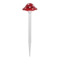 Aigostar - Lámpara solar LED LED/0,006W/1,2V 100 mAh 2700K IP44 rojo