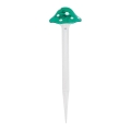 Aigostar - Lámpara solar LED LED/0,006W/1,2V 100 mAh 2700K IP44 Verde