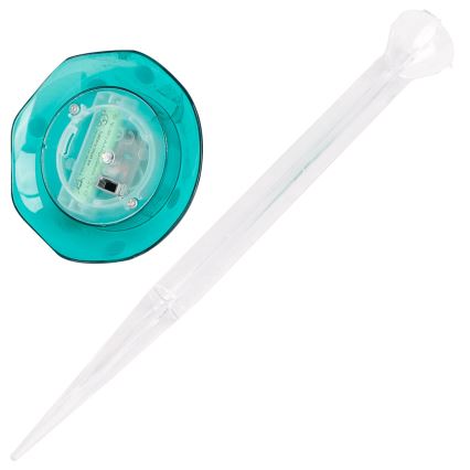 Aigostar - Lámpara solar LED LED/0,006W/1,2V 100 mAh 2700K IP44 Verde