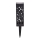 Aigostar - Lámpara solar LED LED/0,006W/1,2V 28,5cm negro 100 mAh 6500K  IP44