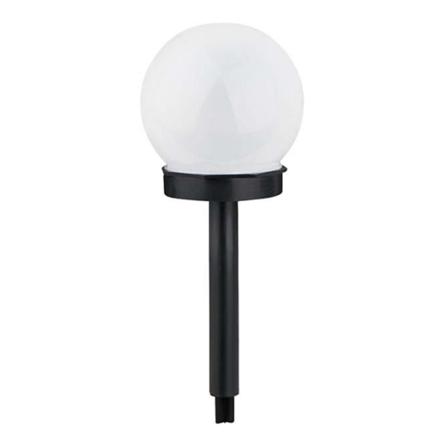 Aigostar - Lámpara solar LED LED/0,006W/1,2V 33cm 40 mAh negro 6500K IP44