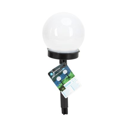 Aigostar - Lámpara solar LED LED/0,006W/1,2V 33cm 40 mAh negro 6500K IP44