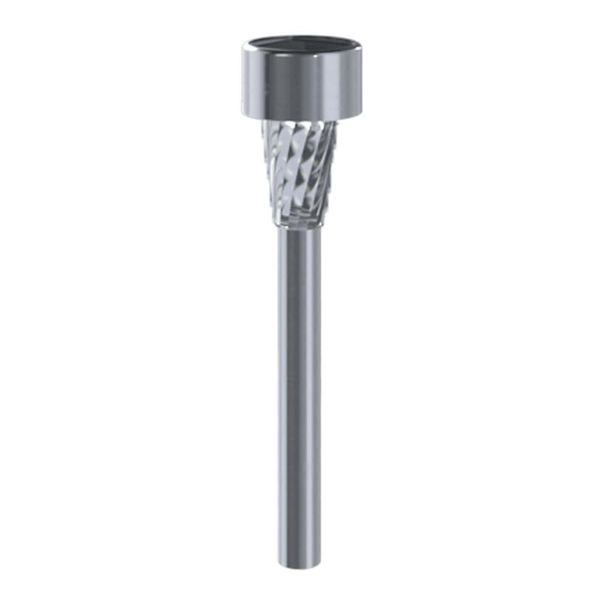 Aigostar - Lámpara solar LED LED/0,006W/1,2V 40 mAh 29,5 cm cromo mate 6500K IP44