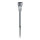Aigostar - Lámpara solar LED LED/0,006W/1,2V 40 mAh 29,7 cm cromo mate 6500K IP44
