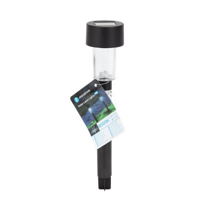 Aigostar - Lámpara solar LED LED/0,006W/1,2V 40mAh 6500K IP44 29,5 cm