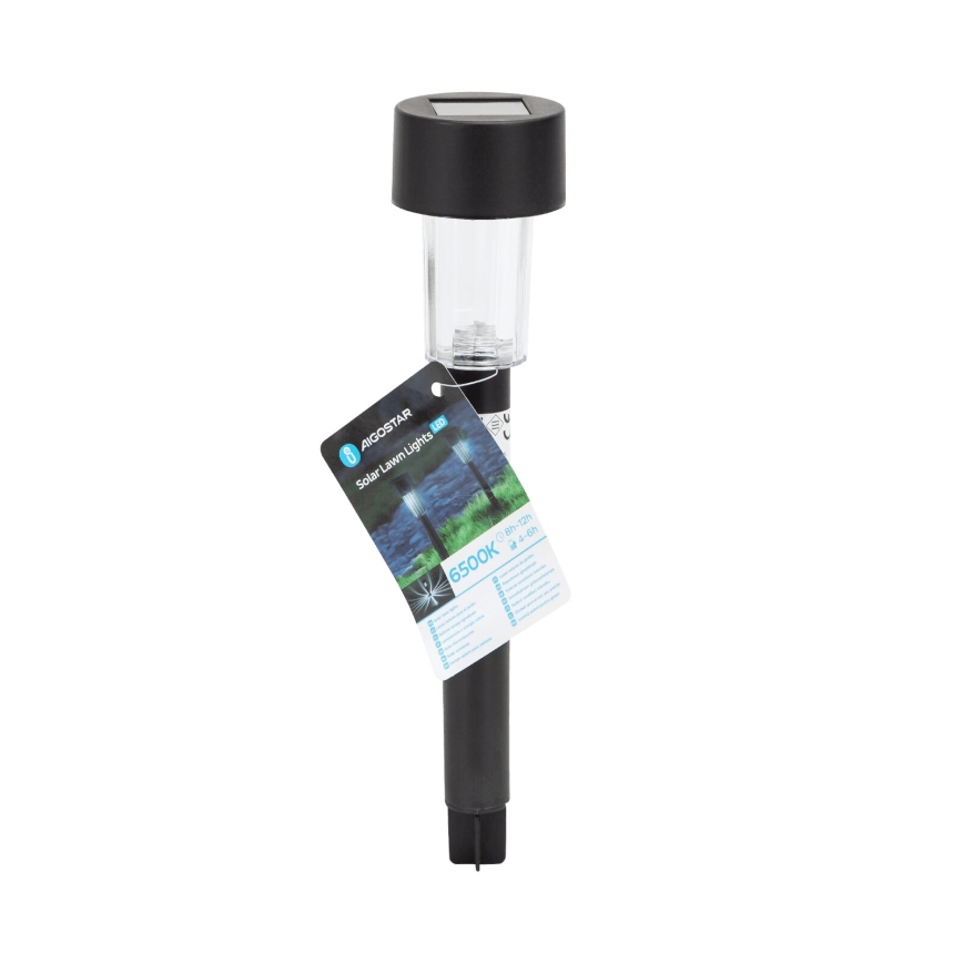Aigostar - Lámpara solar LED LED/0,006W/1,2V 40mAh 6500K IP44 29,5 cm