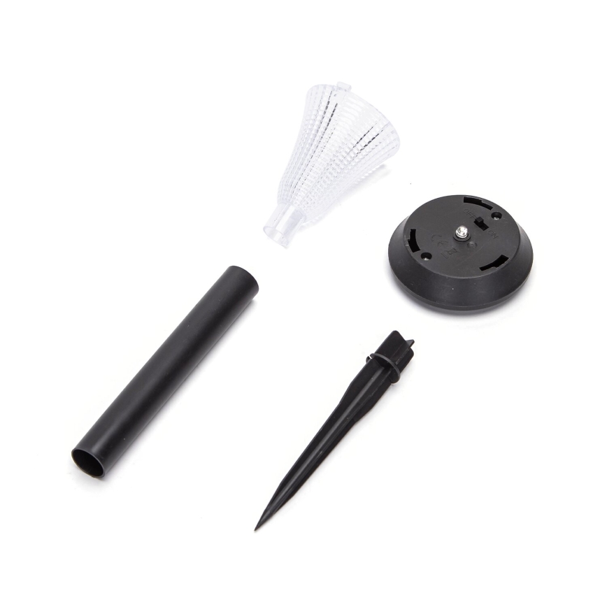 Aigostar - Lámpara solar LED LED/0,006W/1,2V 40mAh 6500K IP44 30,5 cm