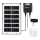 Aigostar - Lámpara solar LED LED/35W/12V 3000 mAh 6500K diá. 10 cm + control remoto