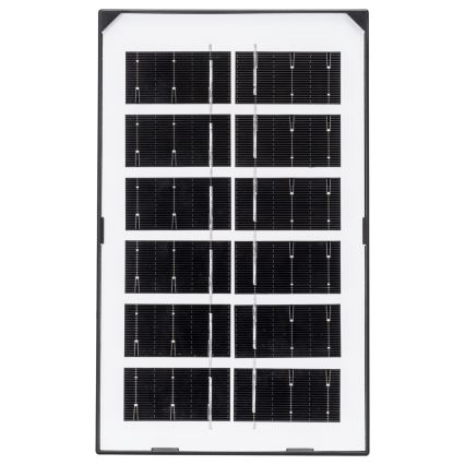 Aigostar - Lámpara solar LED LED/35W/12V 3000 mAh 6500K diá. 15 cm + control remoto