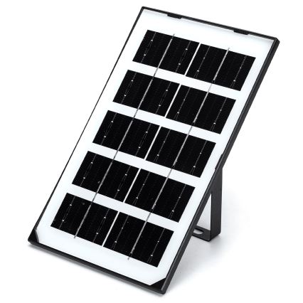 Aigostar - Lámpara solar LED LED/35W/12V 3000 mAh 6500K diá. 16,8 cm + control remoto