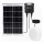 Aigostar - Lámpara solar LED LED/70W/12V 6000 mAh 6500K diá. 20,5 cm + control remoto