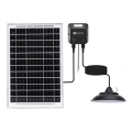 Aigostar - Lámpara solar LED LED/70W/12V 6000 mAh 6500K diá. 23,5 cm + control remoto