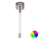 Aigostar - Lámpara solar LED RGB LED/0,006W/1,2V 40 mAh 36,7cm cromo mate IP44