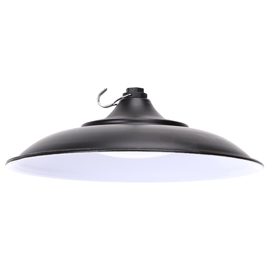 Aigostar - Lámpara solar colgante LED con sensor 2xLED/70W/12V 12000 mAh 6500K diámetro 23,5 cm + mando a distancia