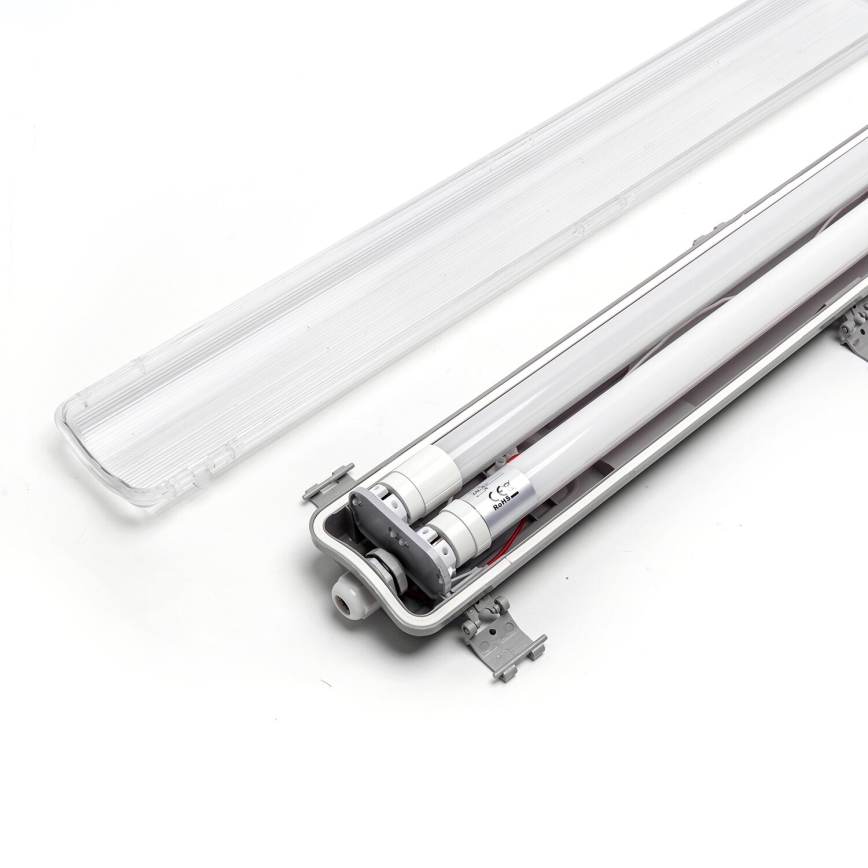 Aigostar - Lámpara técnica LED fluorescente 2xG13/9W/230V 4000K 66,6 cm IP65
