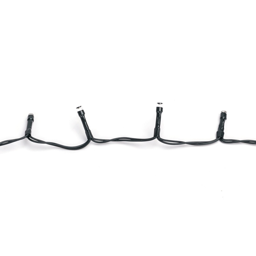 Aigostar-LED Cadena de luces LED para exterior, 300 LEDs, 8 funciones, 3xAA, 15,3 m, IP44, blanco cálido