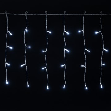 Aigostar - LED Guirnalda navideña de exterior 300xLED/6W/230V/8 funciones 15x0,4m IP44 blanco frío