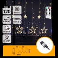 Aigostar - LED Guirnalda navideña para exterior 120xLED/8 funciones 3x0,6 m IP44 blanco cálido + control remoto
