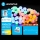 Aigostar - LED guirnalda navideña para exteriores 100xLED/3xAA/8 funciones 10,3 m IP44 multicolor