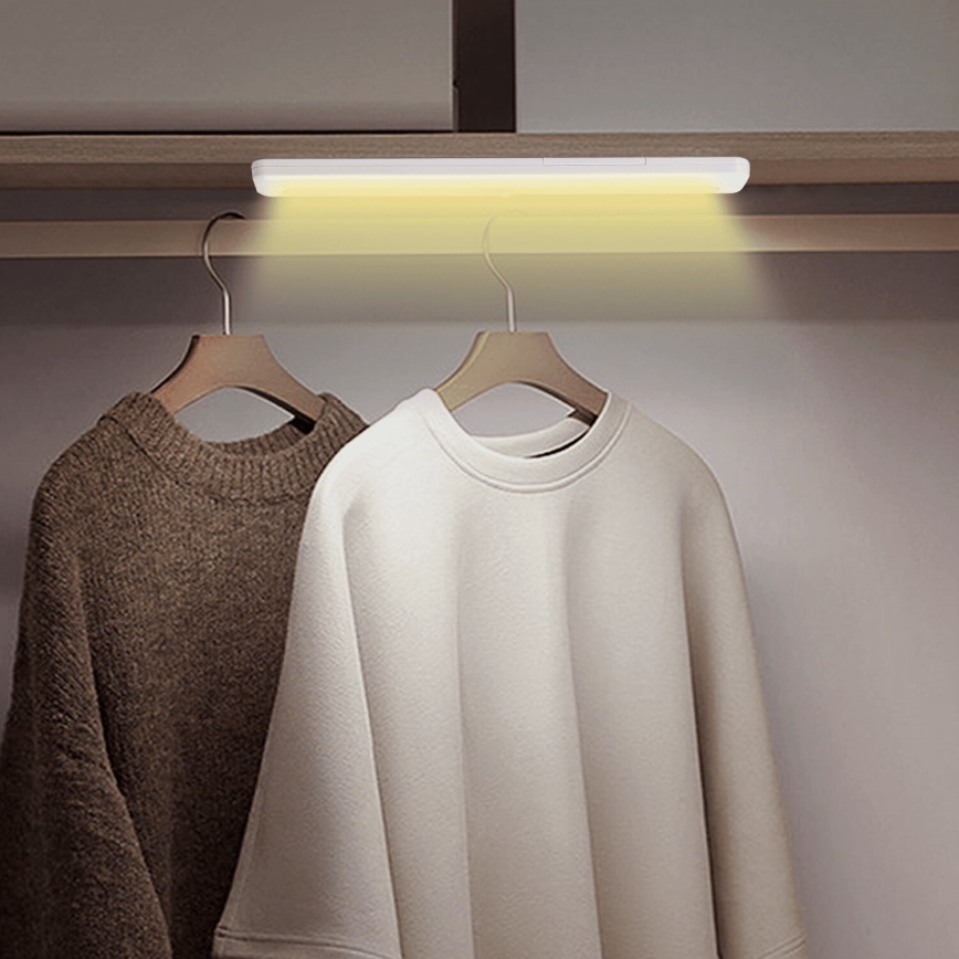 Aigostar - LED Iluminación para muebles con sensor de movimiento LED/1,5W/3xAA 3000K