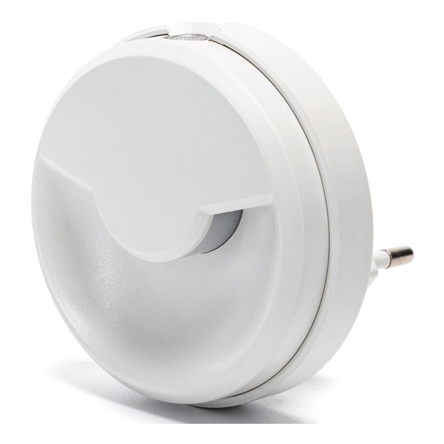 Aigostar - LED Luz nocturna con sensor crepuscular LED/0,5W/230V 6500K