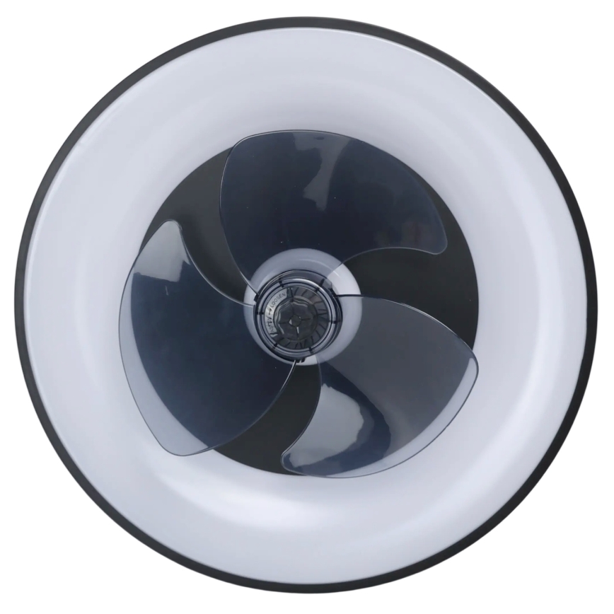 Aigostar - LED Plafón regulable con ventilador MESH LED/40W/230V 2700-6500K negro + control remoto