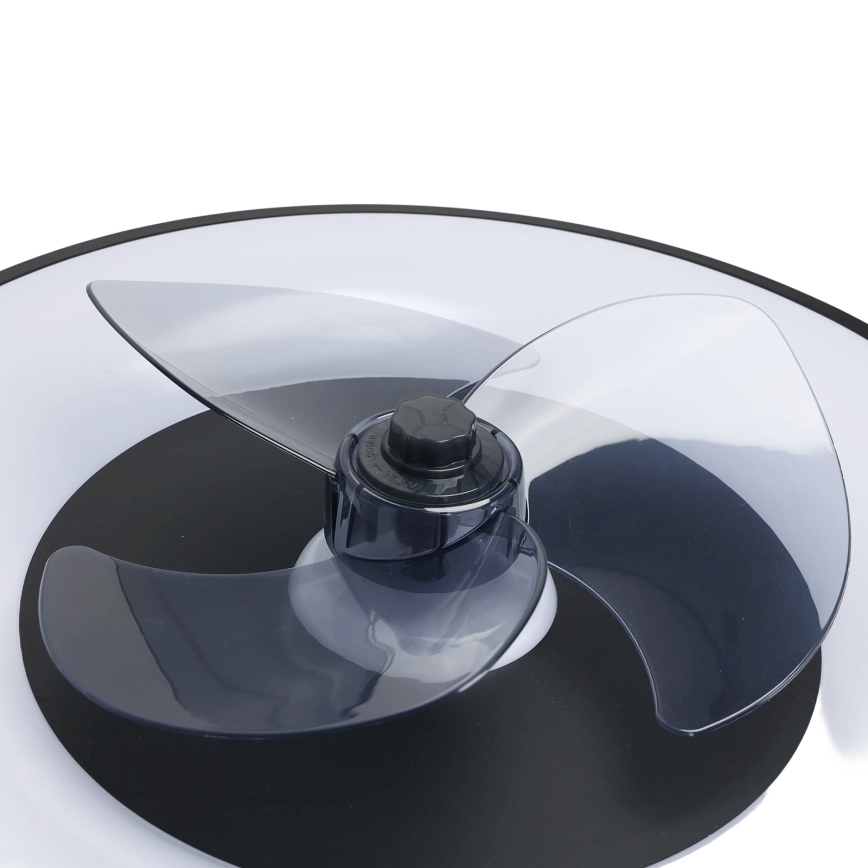 Aigostar - LED Plafón regulable con ventilador MESH LED/40W/230V 2700-6500K negro + control remoto
