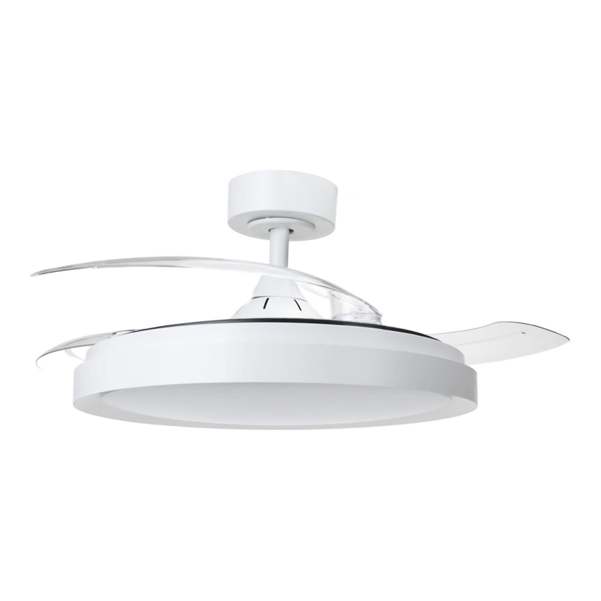 Aigostar - LED Plafón regulable con ventilador MESH LED/50W/230V 2700-6500K blanco + control remoto