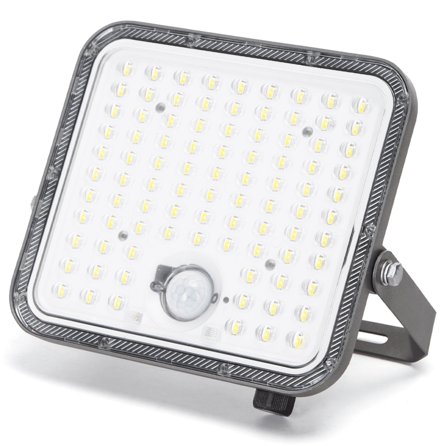 Aigostar - LED Proyector solar regulable con sensor LED/120W/3,4V 6500K IP66 8000 mAh + control remoto