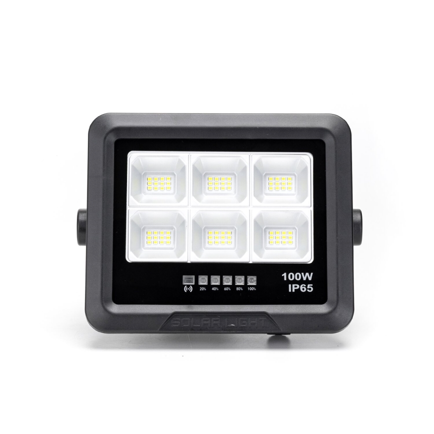 Aigostar - LED Proyector solar regulable LED/100W/3,4V IP65 10000 mAh + control remoto