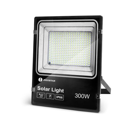 Aigostar - LED Proyector solar regulable LED/300W/3,2V IP66 25000 mAh + control remoto