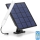 Aigostar - LED Regulable tubo con panel sol. LED/3,2V 3000K/4000K/6500K IP65 5000 mAh + control remoto