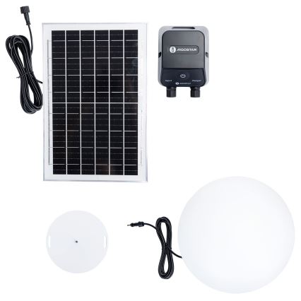 Aigostar - Lámpara exterior LED RGB regulable MESH LED/35W/3,7V 4000mAh 2700-6500K IP65 diámetro 50 cm