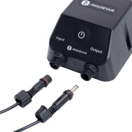 Aigostar - Lámpara exterior LED RGBW regulable MESH LED/35W/3,7V 4000mAh 2700-6500K IP65 Ø 30 cm + mando a distancia