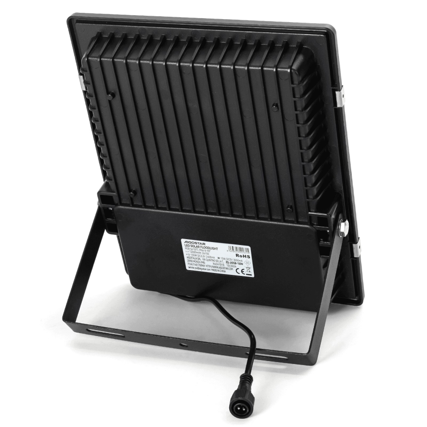 Aigostar - LED RGB Proyector solar regulable LED/150W/3,2V IP66 12000 mAh + control remoto