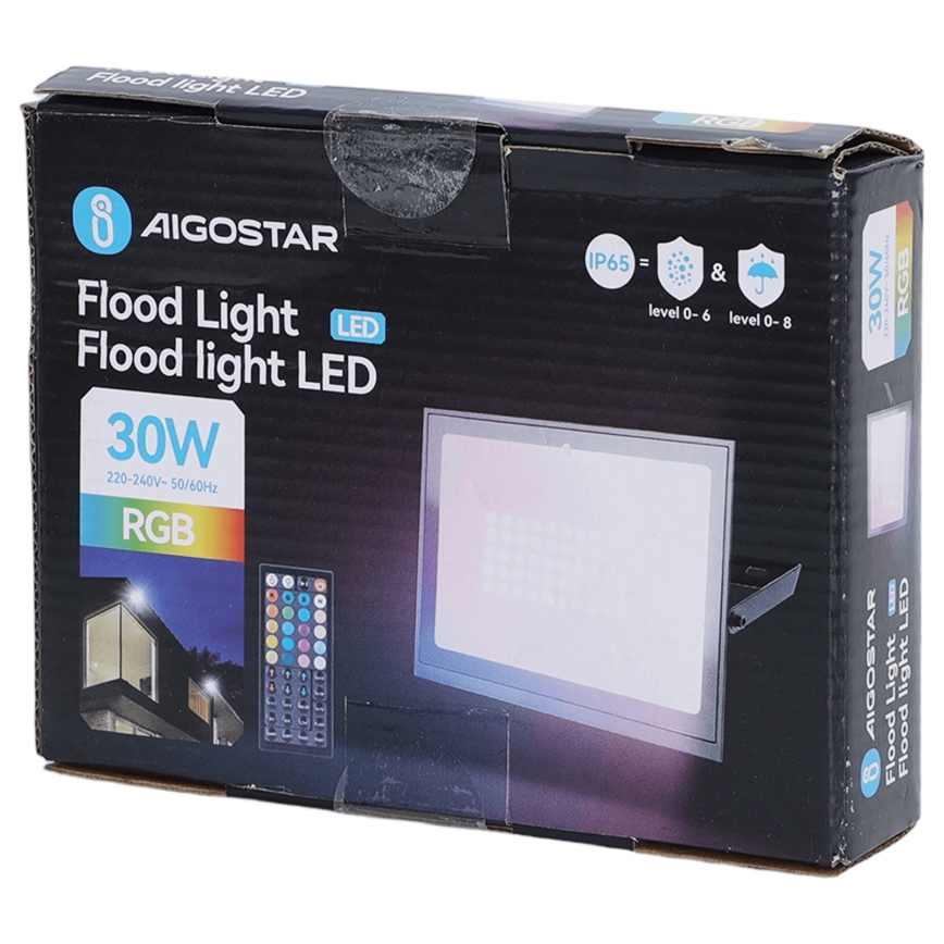 Aigostar - Proyector LED RGB LED/30W/230V IP65 + mando a distancia