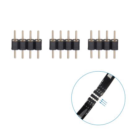 Aigostar - Tira LED RGB Smart Dimmable 4x0,5m LED/4,5W/5V Wi-Fi + control remoto