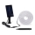 Aigostar - LED RGB Tira solar regulable LED/1,6W/3,2V 5 m IP65 1800 mAh + control remoto