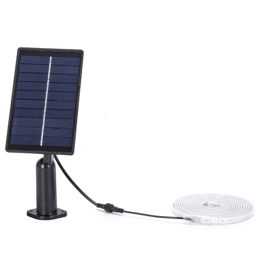 Aigostar - LED RGB Tira solar regulable LED/1,6W/3,2V 5 m IP65 1800 mAh + control remoto