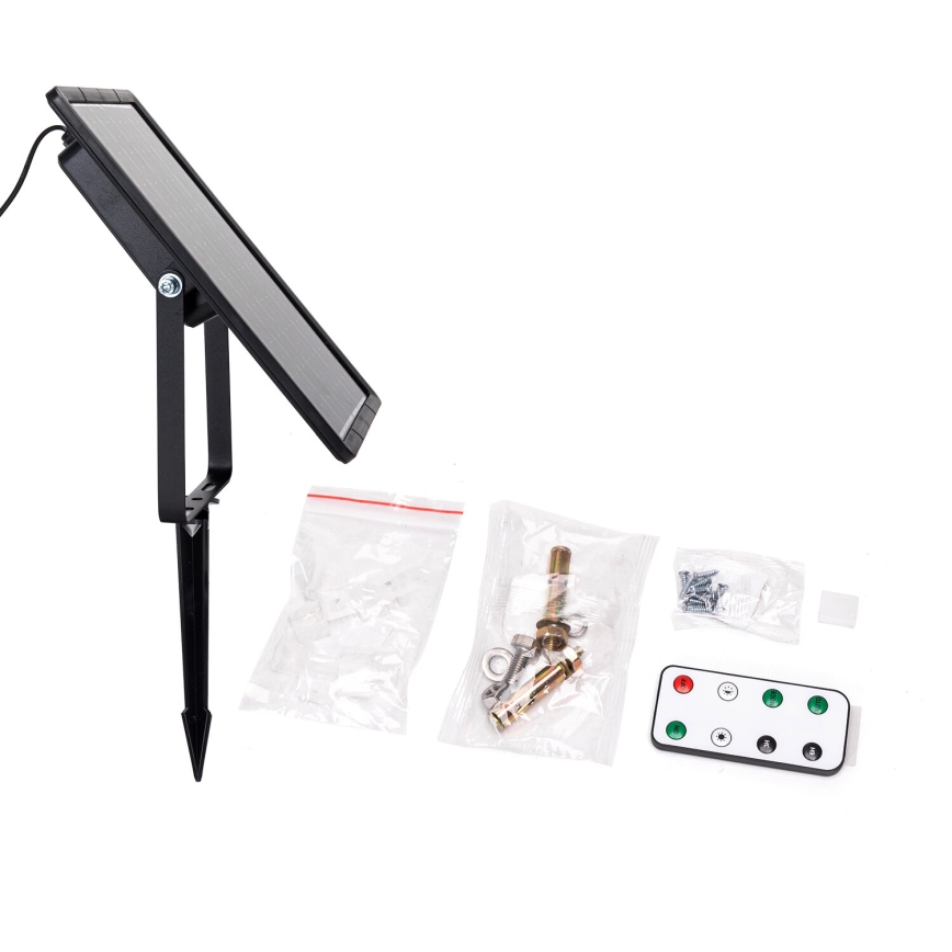 Aigostar - LED RGB Tira solar regulable LED/10W/3,2V 10 m IP65 8000 mAh + control remoto