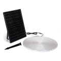 Aigostar - LED RGB Tira solar regulable LED/20W/3,2V 20 m IP65 20000 mAh + control remoto