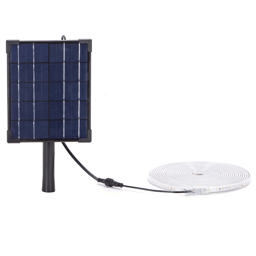 Aigostar - LED RGB Tira solar regulable LED/5W/3,2V 5+2m IP65 4000 mAh + control remoto