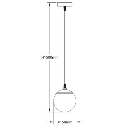 Aigostar - LED RGBW Lámpara colgante regulable MESH LED/8W/230V 2700-6500K blanco + control remoto