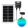 Aigostar - LED RGBW Lámpara de araña solar regulable MESH LED/20W/3,7V 4000 mAh 2700K-6500K IP65 diá. 15 cm