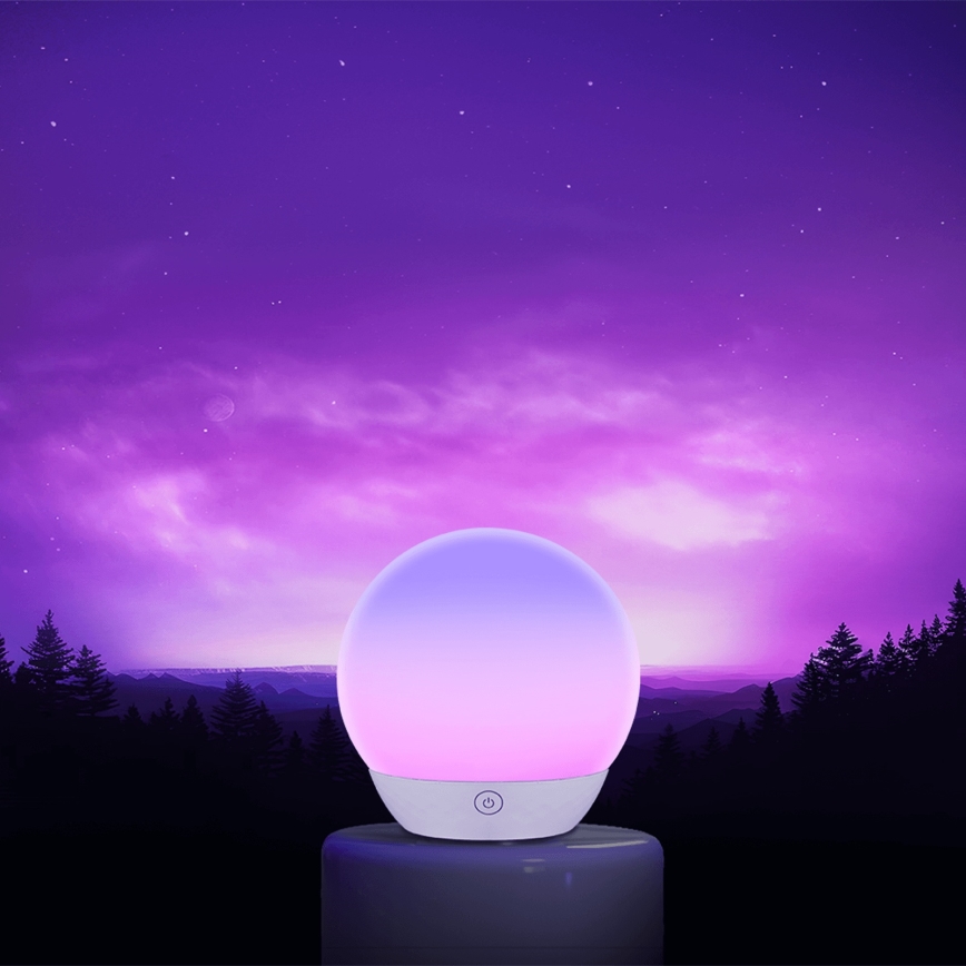 Aigostar - LED RGBW Lámpara de mesa regulable LED/5,5W/5V Wi-Fi + control remoto