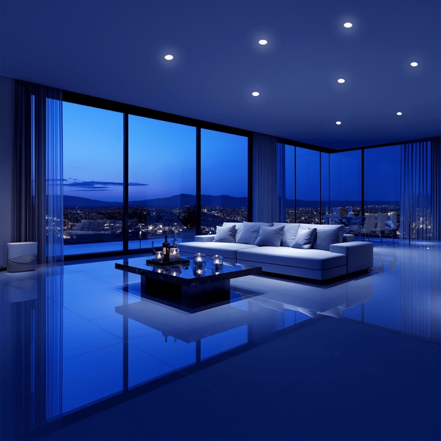 Aigostar - LED RGBW Lámpara empotrable regulable para el baño MESH Inteligente LED/3W/230V 2700-6500K IP44