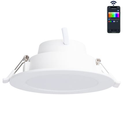 Aigostar - LED RGBW Lámpara empotrable regulable para el baño MESH Inteligente LED/9W/230V 2700-6500K IP44